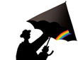 Umbrella rainbow